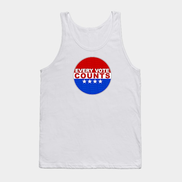 Every Vote Counts - Bernie 2016 Tank Top by OfficialSupply